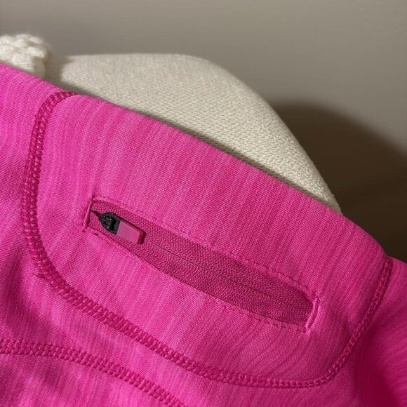 90 Degree Pink Heathered Athletic Zip-Up Hoodie- Size Large - Picture 4 of 6